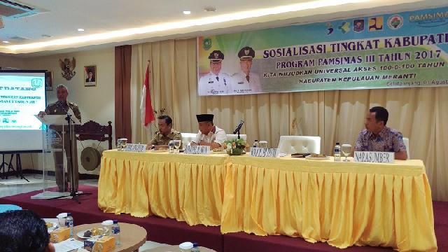 Desa-Desa di Meranti Berpeluang Menerima Fasilitas Air Bersih dan Sanitasi Bantuan Kementeian PU PR