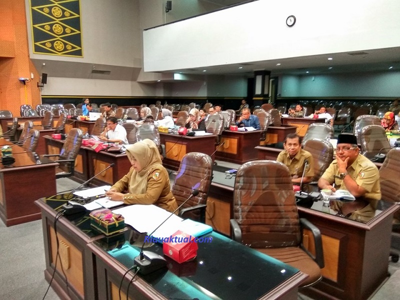 TAPD Cuma Hadirkan Perwakilan, Rapat Banggar Hari Kedua di DPRD Pekanbaru Kembali Tanpa Hasil