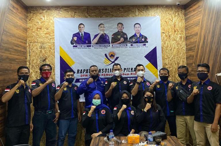 Munawar Minta Garda Pemuda NasDem Riau Menangkan Calon Kepala Daerah Yang Diusung DPP