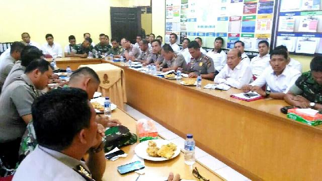 Polres Kampar Rakor Cegah Karlahut