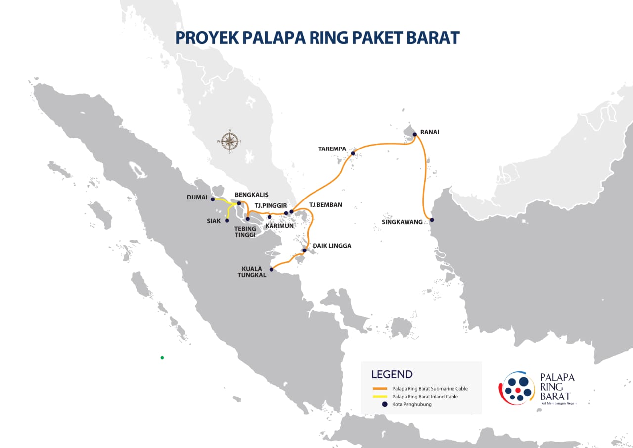 Palapa Ring Barat Siap Sasar Daerah Tertinggal, Terdepan dan Terluar di Sumatera