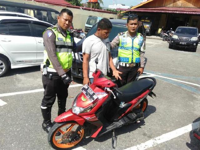 Miliki Sabu, Seorang Pengendara Diamankan Polantas