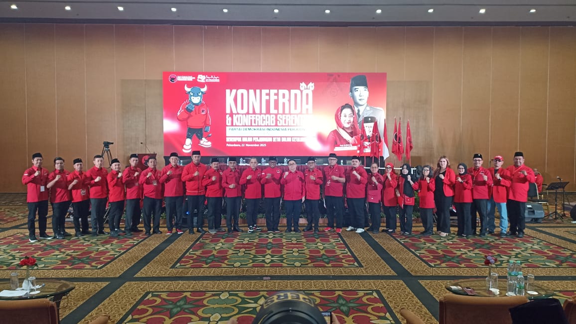 Dipimpin Zukri - Kaderismanto, Ini Struktur Lengkap Pengurus DPD PDI-P Riau 2025-2030