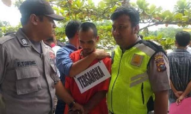 Polisi Gelar Rekontruksi Pembunuhan di Inhu
