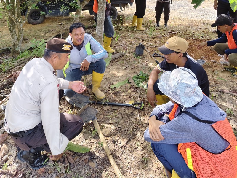 Kapolsek Rimba Melintang Ajak Masyarakat Jaga Kamtibmas Pasca Pilkada dan Jelang Pengumuman KPU RI