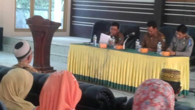 Upika Gelar Rapat DiKecamatan Siak Kecil