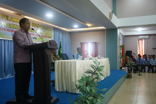 400 PNS Kabupaten Kepulauan Meranti Diambil Sumpah