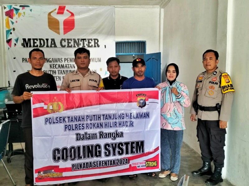 Kapolsek TPTM Rajut Sinergitas dengan Panwascam untuk Pilkada Damai di Rokan Hilir