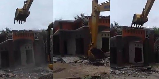 Viral Rumah Dihancurkan Karena Sang Istri Hamil Dengan Pria Lain