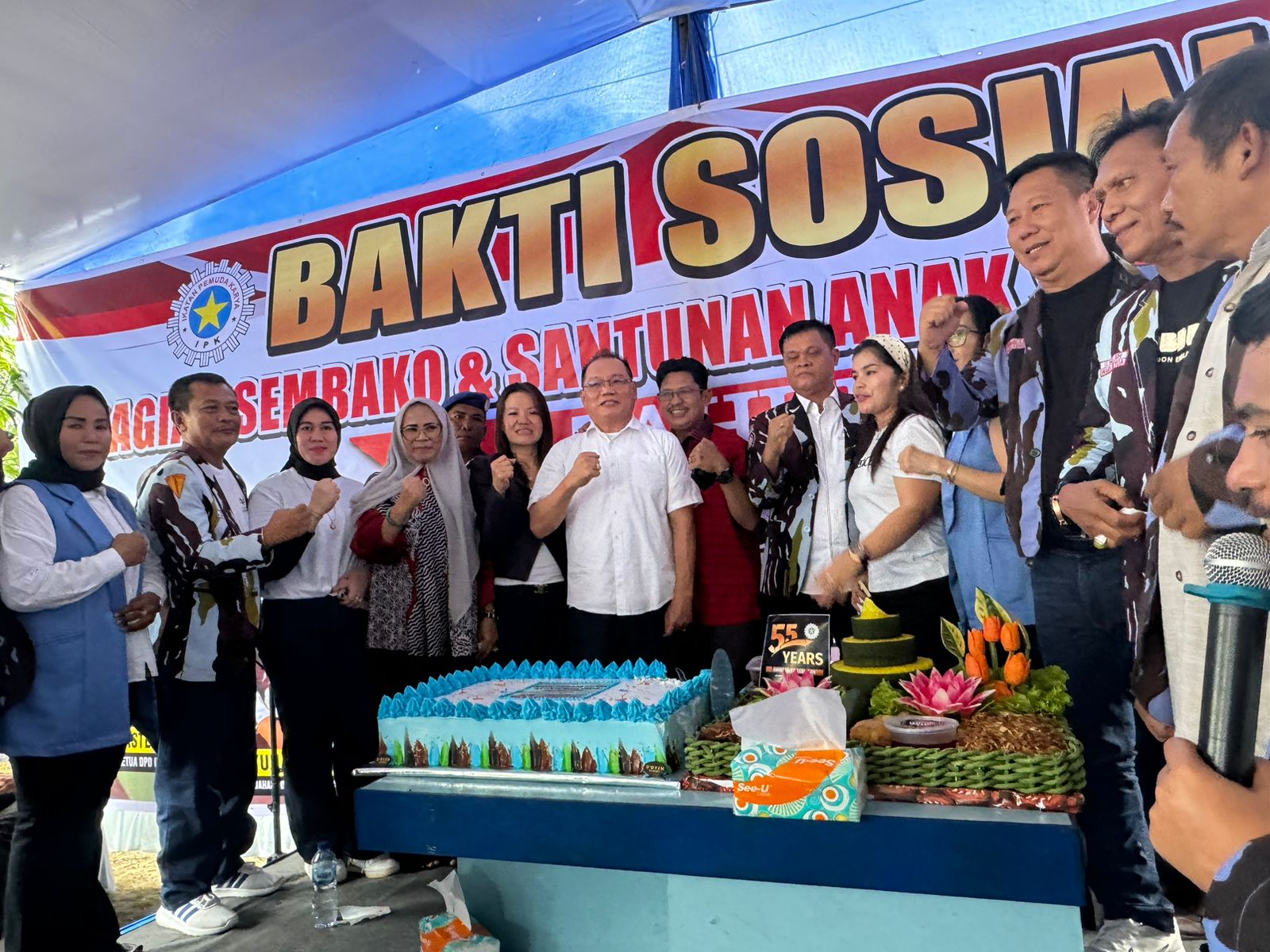 Rayakan HUT ke-55, IPK Riau Berbagi Kebahagiaan dengan Anak Yatim dan Kaum Dhuafa