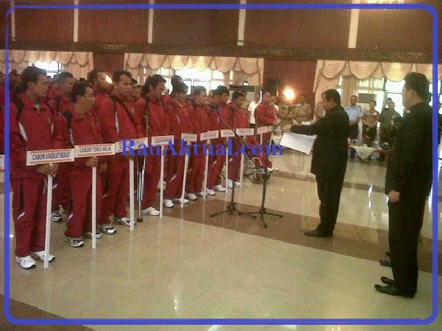 150 Atlet dan 77 Oficial NPC Riau Resmi Dikukuhkan