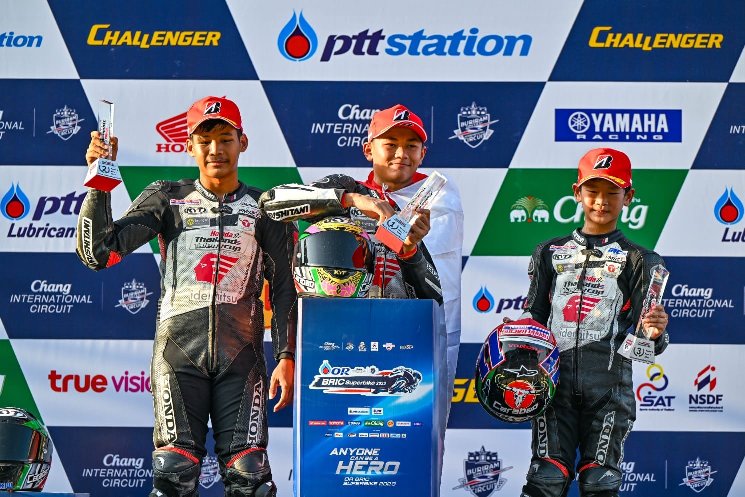 Tampil Dominan, Pebalap Astra Honda Raih Double Podium TTC 2023