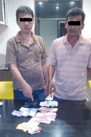 Polsek Batang Gansal Amankan Dua Orang Penjudi Togel
