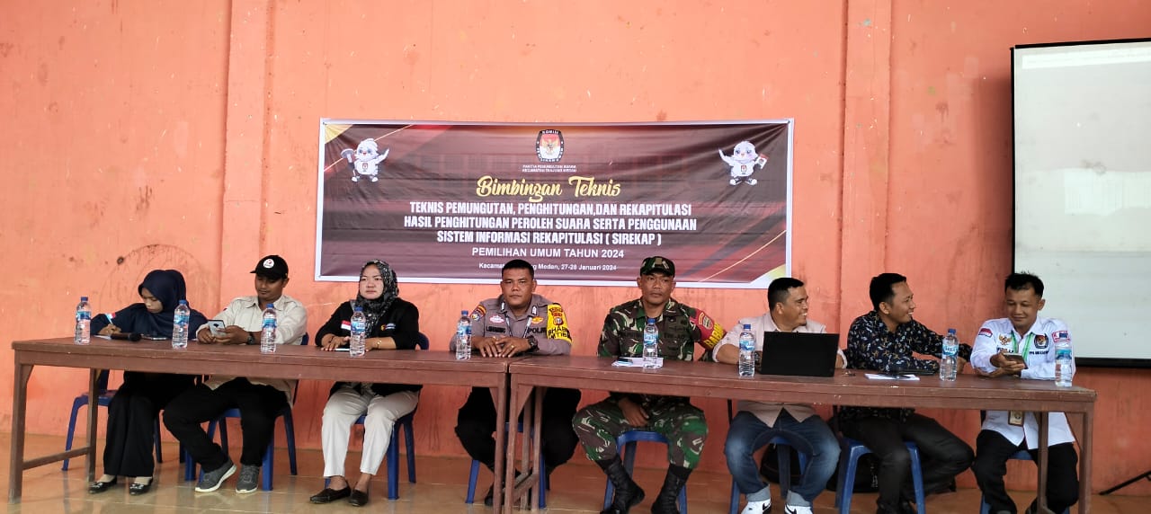 Lewat Bimtek, Polres Rohil Minta KPPS Srikayangan Wujudkan Pemilu Aman