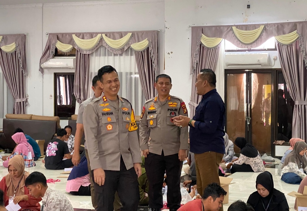 Supervisi Polda Riau, Cek Logistik dan Kesiapan Polres Inhu Hadapi Pilkada