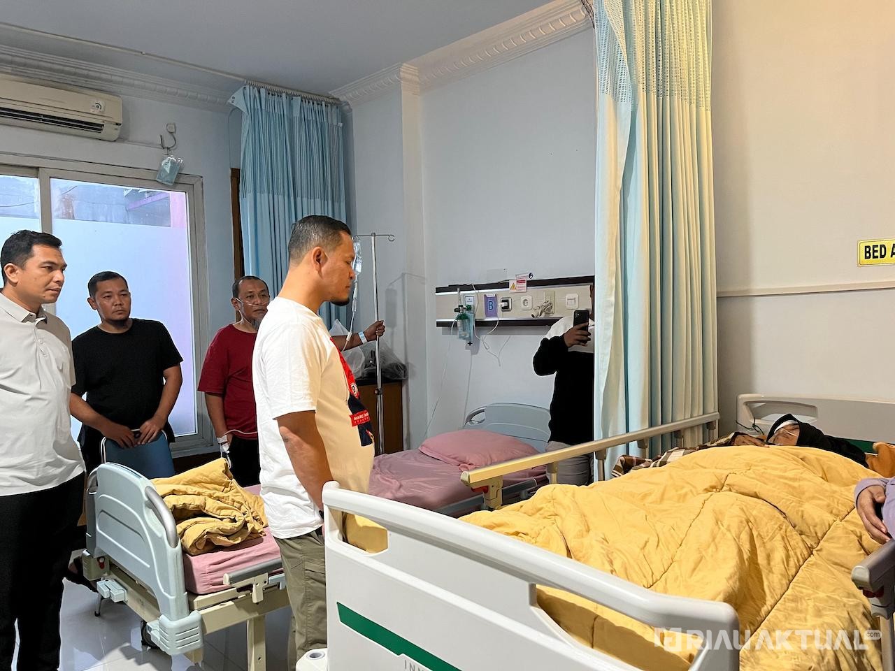 Wako Agung Besuk Korban Tabrakan di Sudirman, Minta Penanganan Maksimal