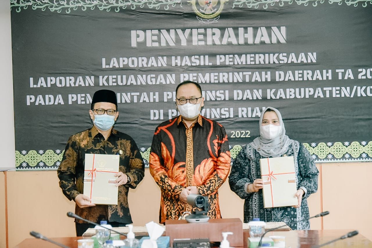 Pemkab Bengkalis Kembali Terima Opini WTP Ke-9 Kali Dari BPK-RI Perwakilan Riau
