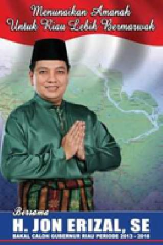 Jajaran PAN di Riau Diinstruksikan Menangkan Jon Erizal