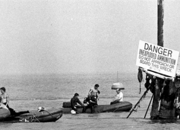 Ada 6.000 Ton Amunisi Belum Meledak, Bangkai Kapal Ini