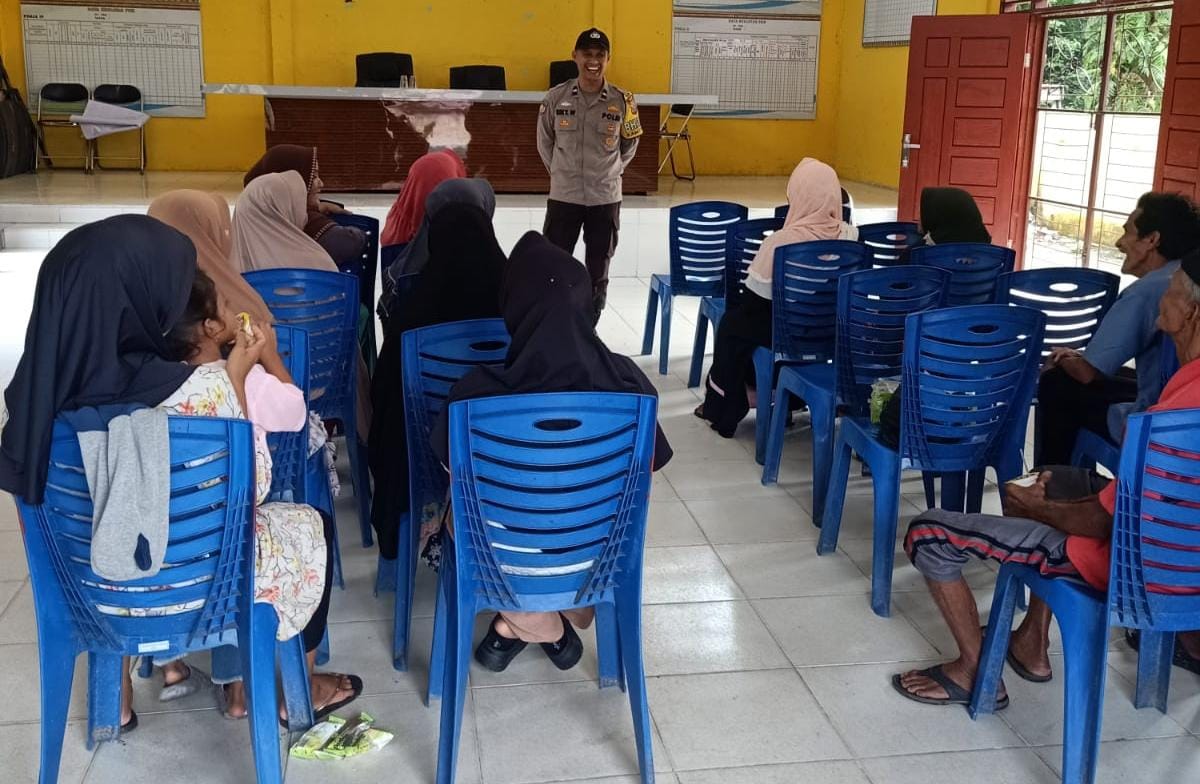 Polsek Bungaraya Tekankan Pentingnya Kerukunan dan Kamtibmas Pasca Pilkada