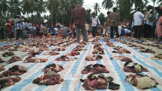 Uniknya Hari Raya Kurban di Desa Menaming, Rohul