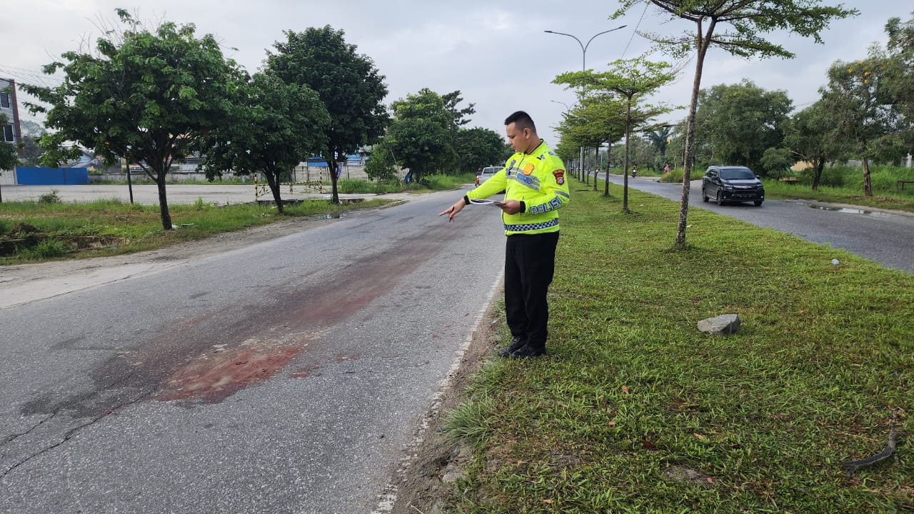 Kecelakaan Maut di Pekanbaru, Pengendara Motor Tewas di Tempat