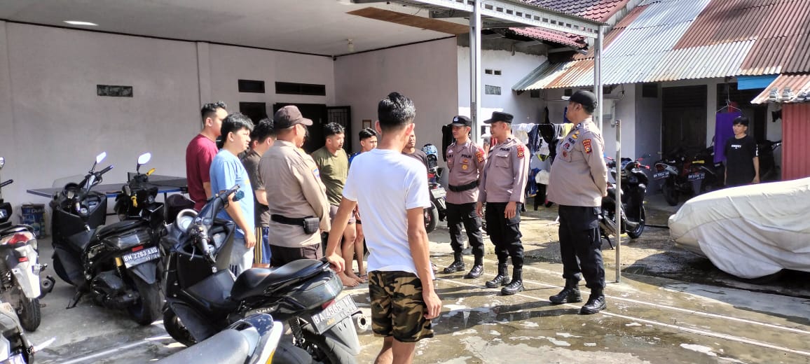 Tim Satgas Operasi Mantap Brata Polda Riau Sosialisasikan Pemilu Damai
