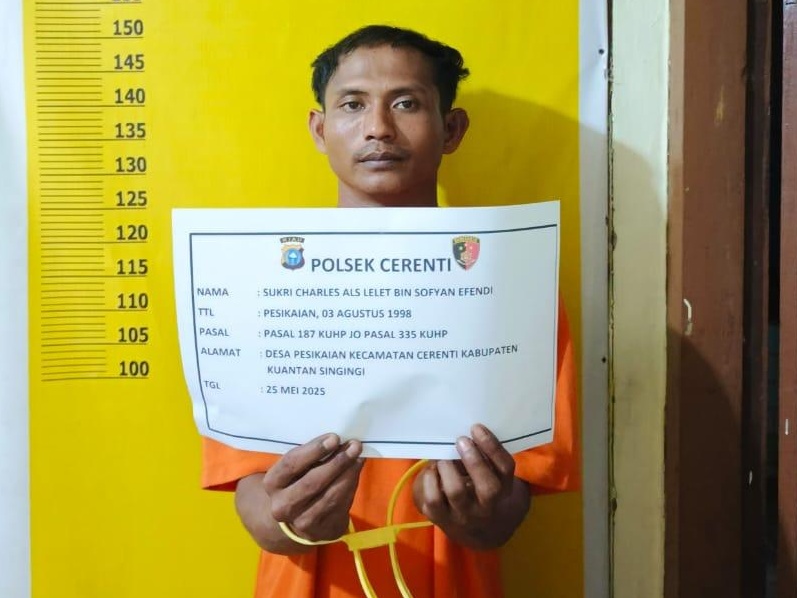 Ancam Bunuh Ibunya karena Tak Diberikan Uang Rp40 Juta, Residivis Diringkus Polsek Cerenti