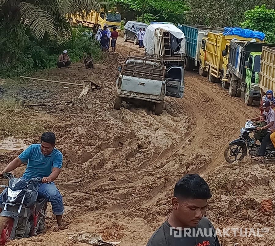 Jalan Rusak Bertahun-tahun, 20 Kepala Desa Lapor ke Gubernur Riau