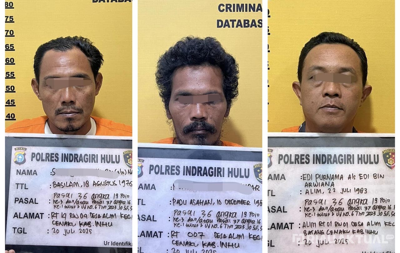 Kades Alim Ditangkap Terkait Karhutla dan Alih Fungsi Kawasan Hutan di Inhu