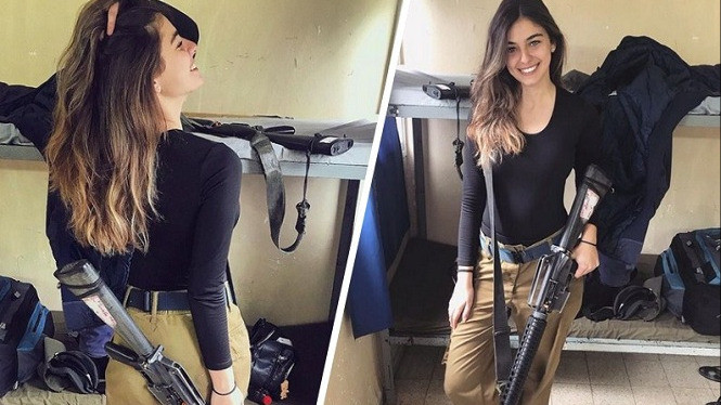 Noa Elharar, Model Seksi yang Jadi Tentara Cantik Israel
