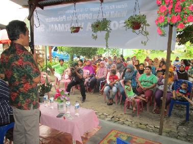 Sondia Warman Akan Perjuangkan Pembangunan Drainase Sekunder Tangkerang Tengah