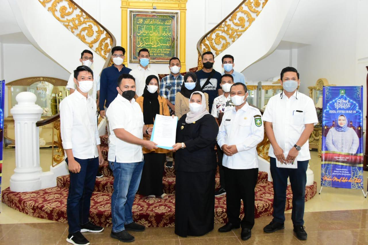 BPC HIPMI Bengkalis Audensi dengan Bupati dan Wakil Bupati Bengkalis