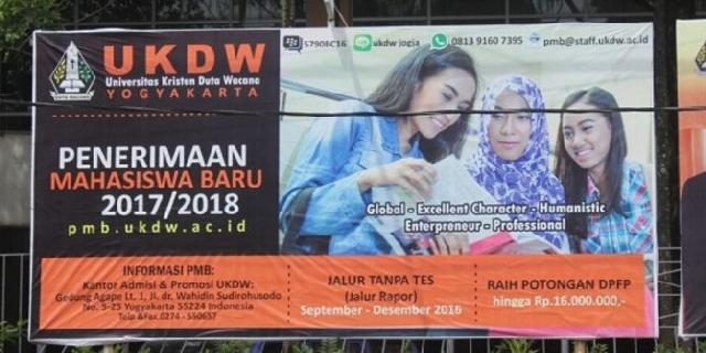 Rektor sebut model berhijab di baliho iklan adalah mahasiswa UKDW