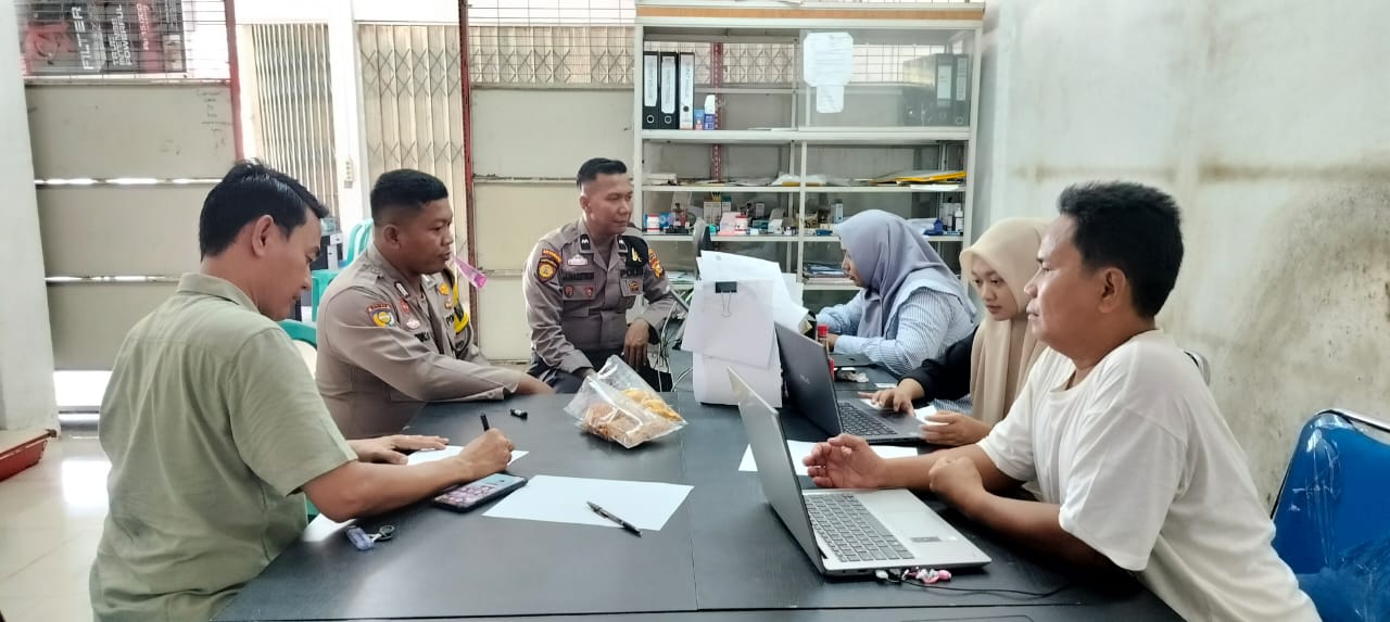 Bersinergi dengan Panwascam, Polsek LBJ Pertakan Daerah Rawan Money Politic