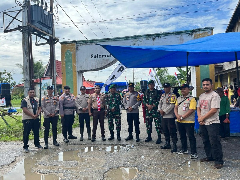 Polsek Gaung Kawal Kampanye Pilkada 2024 Demi Ciptakan Keamanan dan Kedamaian