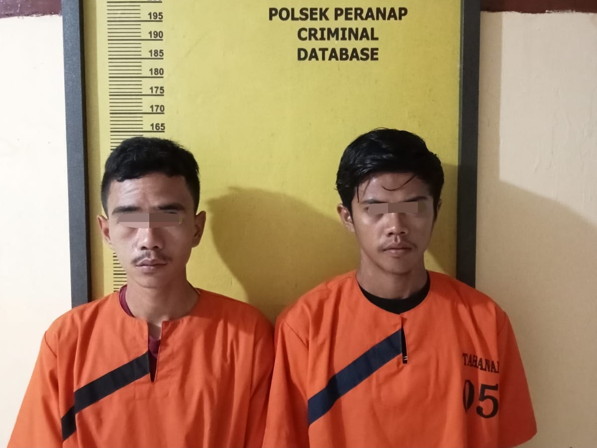 Bobol Kantor Lurah Peranap, 2 Pencuri Dibekuk Polisi