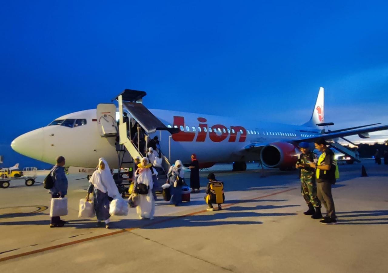 Jamaah Haji Riau Kloter Terakhir Tiba di Tanah Air Melalui Bandara SSK II Pekanbaru