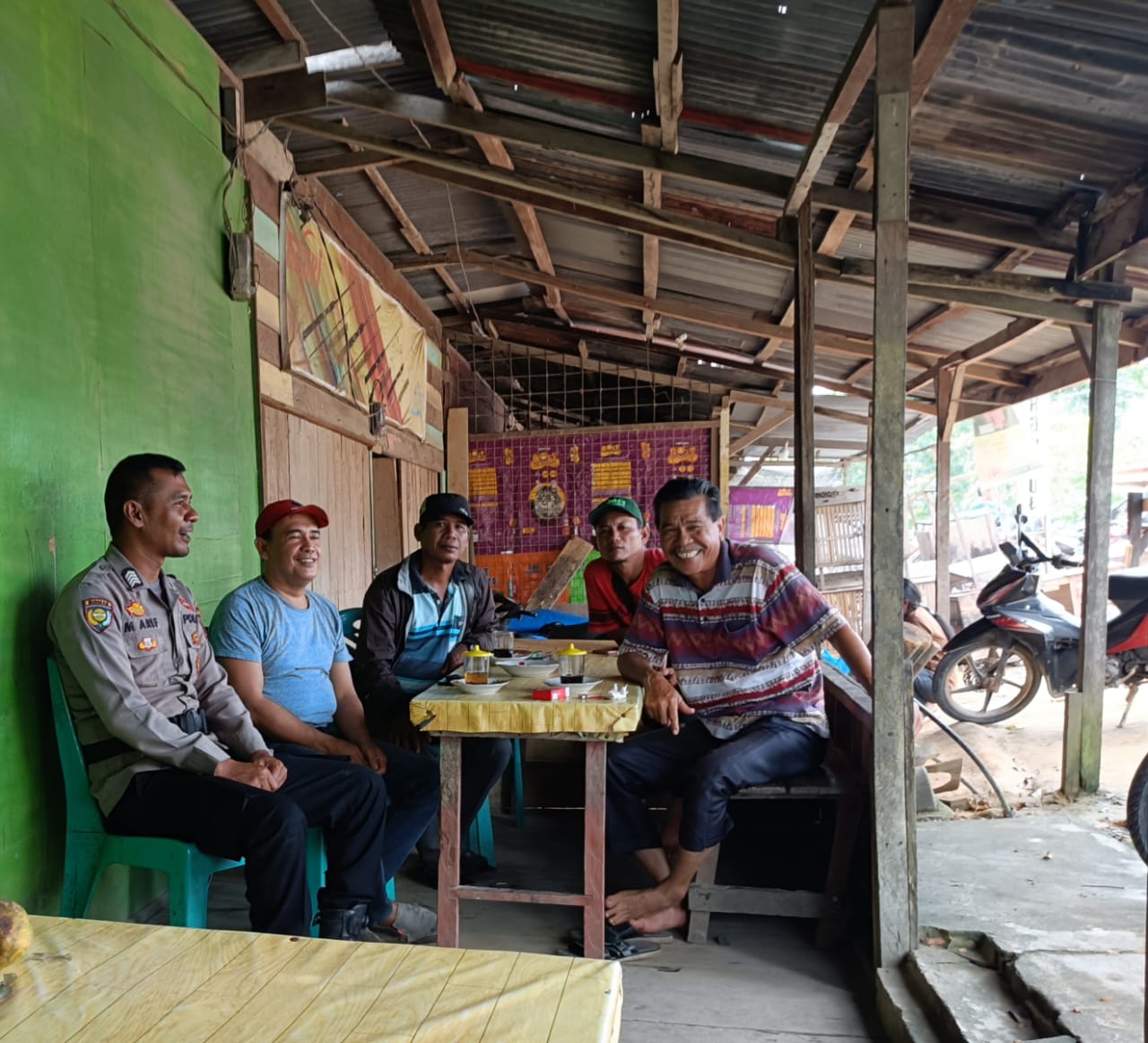 Polsek Bangko Pusako Gelar Cooling System Pilkada Damai Setelah Pemilihan