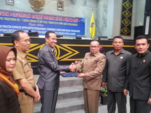 DPRD Pekanbaru Resmi Sahkan Perda IMTA