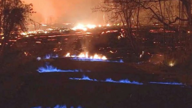 Foto-foto Letusan Kilauea Meletus Jadikan Hawaii Bak Neraka