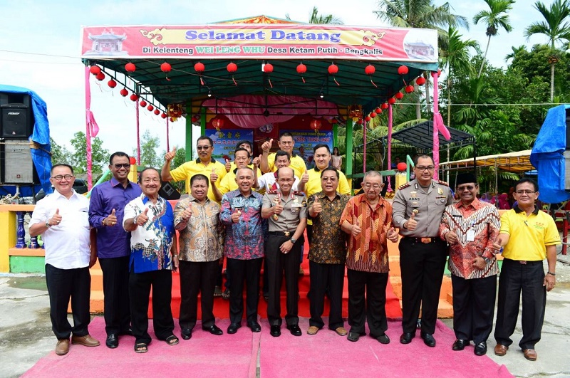 Gubernur Riau Hadiri acara HUT Dewa Sam Tiong Ong di Bengkalis