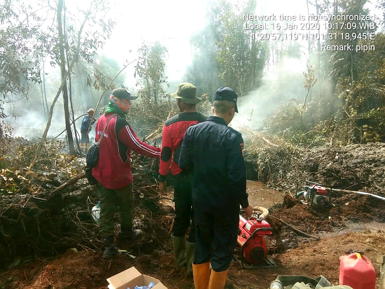 Hingga Sore Tadi, Sudah 10 Hektar Suaka Margasatwa GSK Yang Habis Terbakar