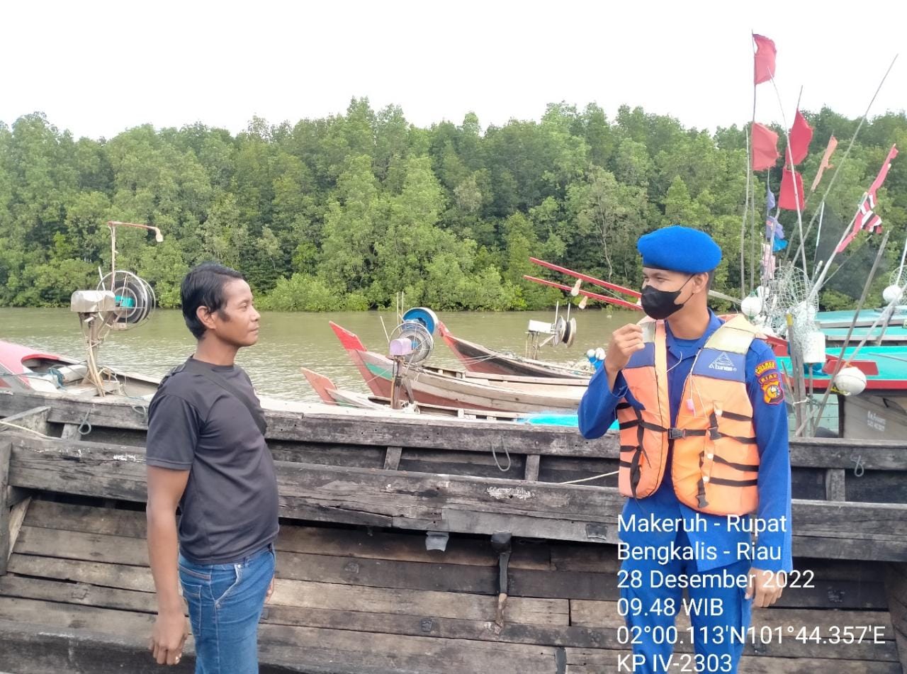 Atensi Kapolres, Sat Polairud Bengkalis Lakukan Patroli di Perairan