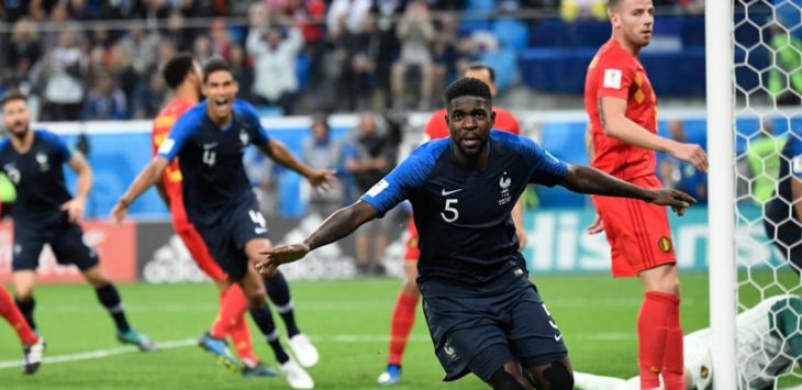 Bek Barcelona Loloskan Prancis ke Final Piala Dunia 2018