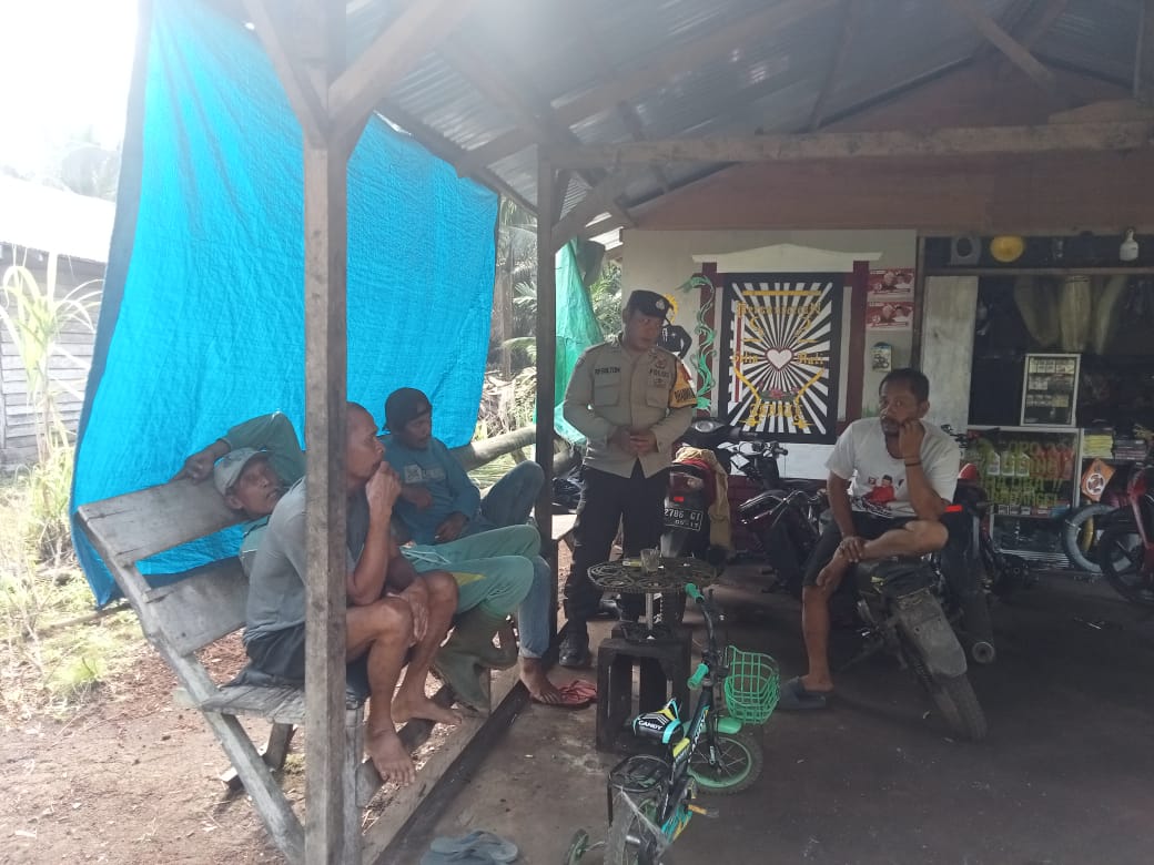 Bripka Gultom Ajak Masyarakat Jaga Kamtibmas Jelang Pemilu 2024