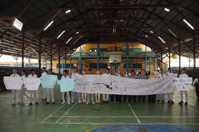 Polda Riau Kembali Tahan Awi Tongseng, Ribuan Pelajar Wahidin Gelar Solidaritas