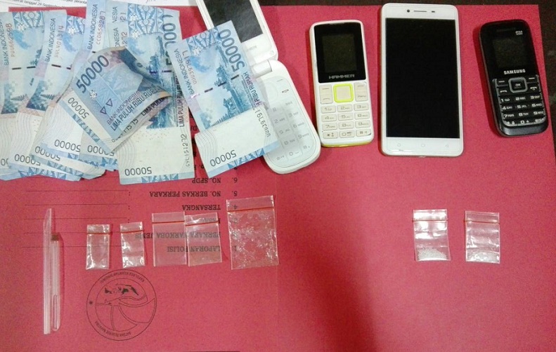 Dengan Teknik Undercover, Polres Kuansing Ciduk Satu Pengedar Narkoba