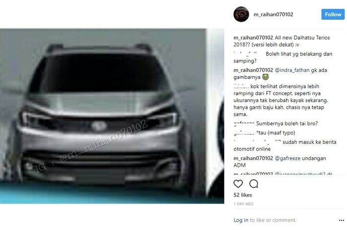 Tampang Terios Baru Viral, Gosipnya Meluncur November 2017