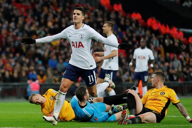 Singkirkan Newport, Tottenham Lolos 16 Besar